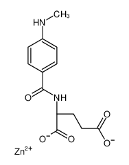 L-对甲氨基苯甲酰谷氨酸锌(II)