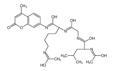 (S)-6-乙酰氨基-2-(2-((S)-2-乙酰氨基-4-甲基戊酰胺基)乙酰氨基)-N-(4-甲基-2-氧代-2H-色烯-7-基)己酰胺