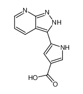 5-(1H-吡唑并[3，4-B]吡啶-3-基)-1H-吡咯-3-羧酸