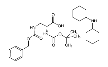 Boc-3-(Z-氨基)-L-丙氨酸 二环己基铵盐