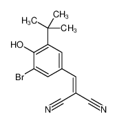 2-(3-溴-5-(叔丁基)-4-羟基亚苄基)丙二腈