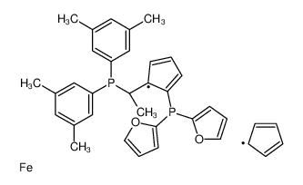 (2R)-1-[(1R)-1-[双(3,5-二甲基苯基)膦基]乙基]-2-(二-2-呋喃基膦基)二茂铁