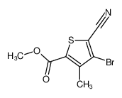 4-溴-5-氰基-3-甲基噻吩-2-羧酸甲酯