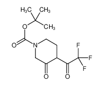 3-氧代-4-(2,2,2-三氟乙酰基)哌啶-1-羧酸叔丁酯