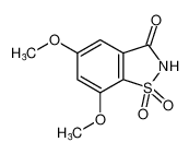 5,7-二甲氧基苯并[d]异噻唑-3(2H) - 酮1,1-二氧化物