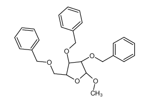 1-甲基-2,3,5-三-O-苄基-D-呋喃糖苷