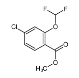 4-氯-2-(二氟甲氧基)苯甲酸甲酯