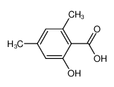 2-羟基-4，6-二甲基苯甲酸