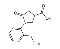 1-(2-乙基苯基)-5-氧代吡咯烷-3-羧酸