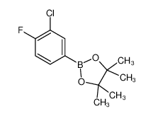 2-(3-氯-4-氟苯基)-4,4,5,5-四甲基-1,3,2-二氧杂硼烷