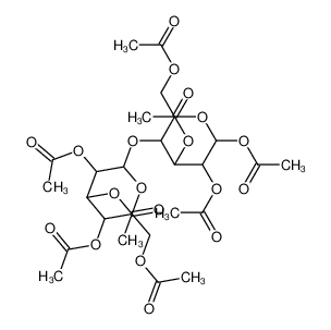 (2S,3R,4S,5R,6R)-6-(乙酰氧基甲基)-5-(((2S,3R,4S,5S,6R)-3,4,5-三乙酰氧基-6-(乙酰氧基甲基)四氢-2H-吡喃-2-基)氧基)四氢-2H-吡喃-2,3,4-三基三乙酸酯