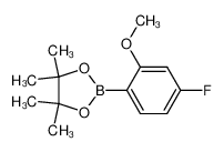 2-(4-氟-2-甲氧基苯基)-4,4,5,5-四甲基-1,3,2-二氧硼杂环戊烷