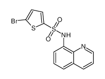 5-溴-N-(喹啉-8-基)噻吩-2-磺酰胺