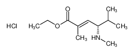 (S，E) - 2，5-二甲基-4-(甲基氨基)己-2-烯酸乙酯盐酸盐