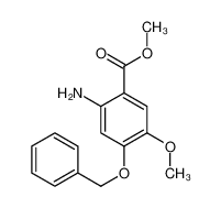 2-氨基-4-苄氧基-5-甲氧基苯甲酸甲酯