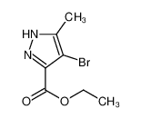 4-溴-3-甲基-1H-吡唑-5-羧酸乙酯