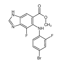6-(4-溴-2-氟 - 苯基氨基)-4-氟-3H-苯并咪唑-5-羧酸甲酯