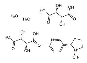 二-L-(+)-酒石酸烟碱二水合物