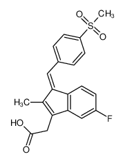 (Z)-2-[6-氟-2-甲基-3-[(4-甲基磺酰基苯基)亚甲基]-1-茚基]乙酸