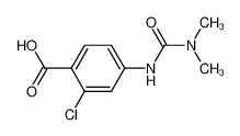 2-氯-4-[(二甲基氨基甲酰基)氨基]苯甲酸