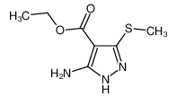 3-氨基-5-(甲硫基)-1H-吡唑-4-羧酸乙酯