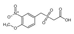3-硝基-4-甲氧基苄基磺酰基乙酸