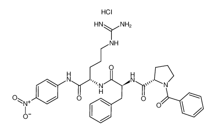 N-苯甲酰基- L-脯氨酰-苯丙氨酰-精氨酰-硝基苯胺盐酸盐