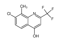 7-氯-8-甲基-2-(三氟甲基)喹啉-4-醇
