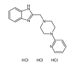 2-((4-(吡啶-2-基)哌嗪-1-基)甲基)-1H-苯并[d]咪唑三盐酸盐
