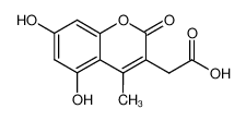 2-(5，7-dihydroxy-4-methyl-2-oxo-2H-chromen-3-yl)acetic acid