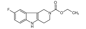 8-氟-1，3，4，5-四氢-2H-吡啶基-[4，3-b]吲哚-2-羧酸乙酯