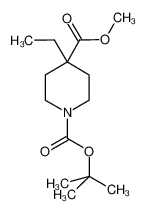 N-叔丁氧羰基-4-乙基哌啶-4-甲酸甲酯