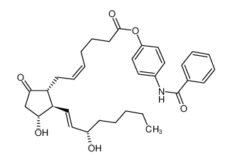 Prostaglandin E2 p-benzamidophenyl ester