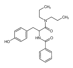 N-苯甲酰基-DL-酪氨酰二正丙胺