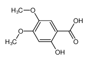 2-羟基-4,5-二甲氧基苯甲酸