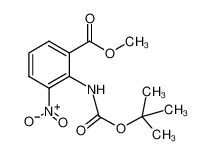 2-(叔丁氧羰基氨基)-3-硝基苯甲酸甲酯