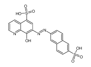 8-羟基-7-((6-磺酸基萘-2-基)偶氮)喹啉-5-磺酸