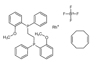 (R,R)-(-)-1,2-双[(邻甲氧基苯基)(苯基)膦基]乙烷(1,5-环辛二烯)铑(I)四氟硼酸
