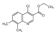 4-氯-7，8-二甲基喹啉-3-羧酸乙酯