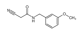 2-氰基-N-(3-甲氧基苄基)乙酰胺