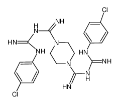 N1,N4-双(N-(4-氯苯基)甲脒)哌嗪-1,4-双甲脒
