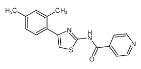 N-[4-(2,4-二甲苯基)-2-噻唑基]-4-吡啶甲酰胺