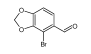 4-溴苯并[d][1，3]二氧戊环-5-甲醛