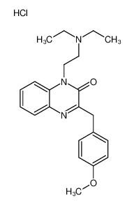 1-(2-(二乙基氨基)乙基)-3-(4-甲氧基苄基)喹喔啉-2(1H)-酮盐酸盐
