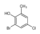 2-溴-4-氯-6-甲基苯酚