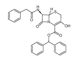 7-苯基乙酰胺-3-羟基-3-头孢烯-4-羧酸二苯甲酯