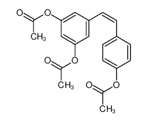 5-(4-乙酰氧基苯乙烯基)-1,3-亚苯基 二乙酸酯