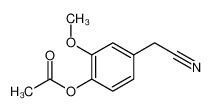 2-甲氧基-4-(氰甲基)苯基乙酸酯