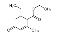乙基 6-乙基-2-甲基-4-氧代-环Hex-2-eNe-1-羧酸