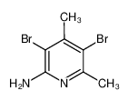 2-氨基-3,5-二溴-4,6-二甲基吡啶